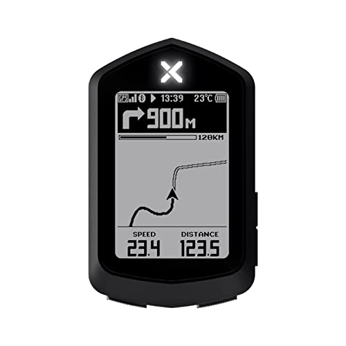 Fahrradcomputer : XOSS NAV GPS Fahrradcomputer, Fahrradtacho Kabellos mit Navigation, Schnellladung USB Typ-C, Wasserdicht IPX7, 2, 4-Zoll-HD-Bildschirm