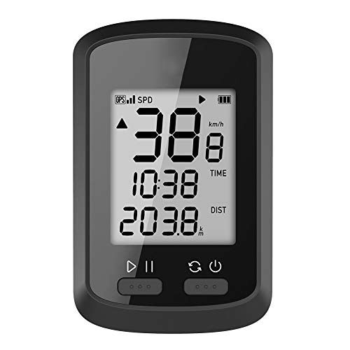 Fahrradcomputer : ZJJ Fahrradkilometerzähler Wireless IPX7 wasserdichte Fahrradcomputer LCD-Hintergrundbeleuchtung Radsport-Tachometer zum Tracking-Zeitgeschwindigkeit und -Abstand