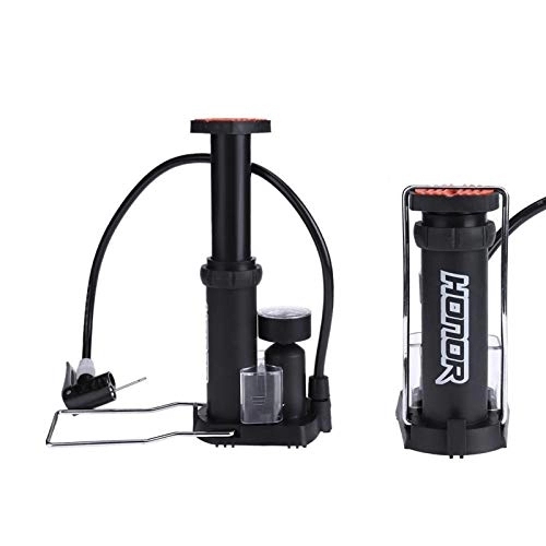 Fahrradpumpen : ACEACE Mini tragbarer Hochdruckfußpumpe Fahrrad MTB-Reifenboden-Inflator Hochdruck-Fahrradpumpe (Color : Black)