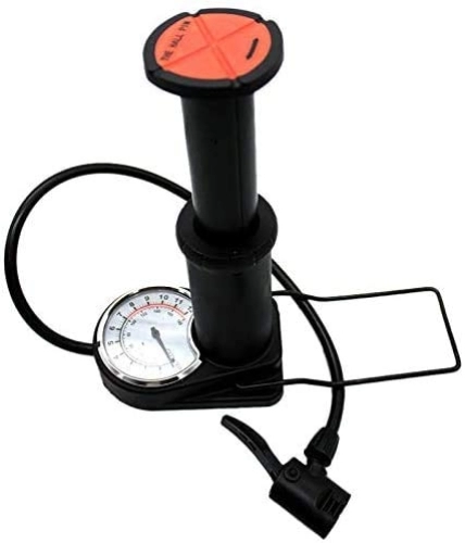 Fahrradpumpen : Aeromdale Fuß Fahrradpumpe mit Manometer Standfußpumpe Tragbare Aktivierte Hochdruck-Fahrradpumpe