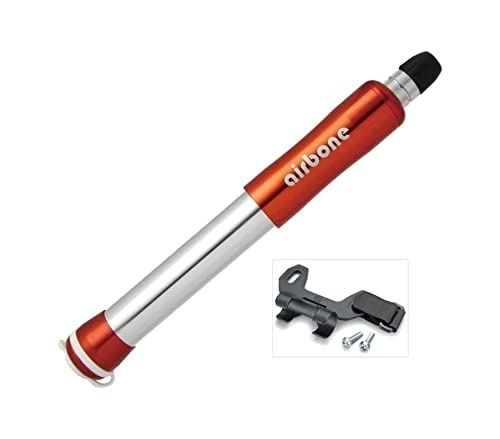 Fahrradpumpen : Airbone Unisex – Erwachsene 2191203033 Minipumpe, orange, 21 x 2 x 2 cm