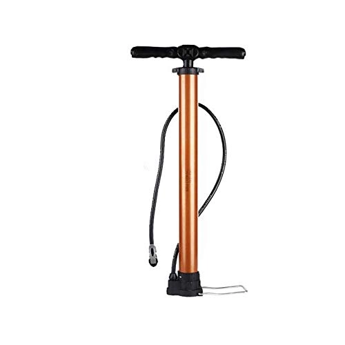 Fahrradpumpen : Aishanghuayi Fahrradpumpe, Hochdruck-Haushalts-Handluftpumpe, Fahrrad-Superatmosphrenpumpe, Geeignet for amerikanischen, englischen und franzsischen Mund (Color : Orange, Size : 64cm)