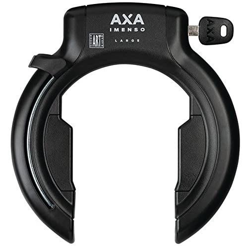 Fahrradpumpen : Axa Unisex – Erwachsene Rahmenschloss-2231016200 Rahmenschloss, Schwarz, 92mm