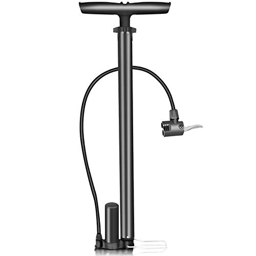 Fahrradpumpen : BCGT Fahrradpumpe Fahrradpumpe, 150psi Fahrradpumpe Tragbare Bodenpumpe (Color : Black)