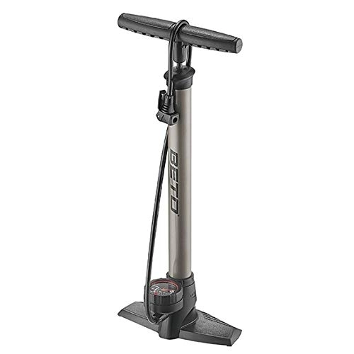 Fahrradpumpen : Beto High Pressure Fahrradpumpe Fußpumpe mit Messgerät, schwarz / Bronze, Einheitsgröße