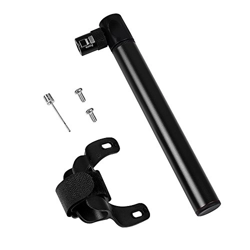 Fahrradpumpen : Bicycle Accessories Mini Pumpe Pumpschlauch Basketball Fahrradpumpe Mountainbike Schrader Ventil Presta Ventil Universal - LXZXZ (Farbe : Black)