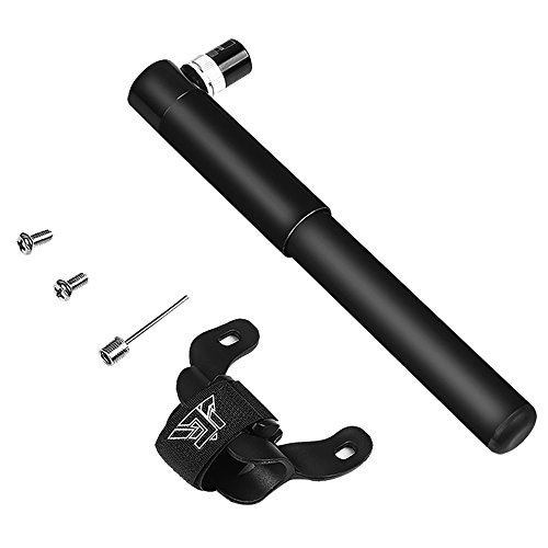 Fahrradpumpen : Bicycle Accessories Tragbare Multifunktionspumpe Mini Fahrradpumpe Mountainbike Basketball Schlauch - LXZXZ (Farbe : Black)