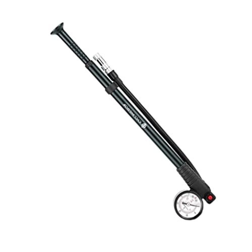Fahrradpumpen : chiwanji Tragbare Hochdruck Fahrradluftpumpe mit Manometer für Gabel Und Hinterrad - Titan A