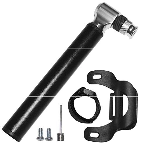 Fahrradpumpen : DLSM Hochdruckpumpe 300PSI Fahrradausrüstung aus Aluminiumlegierung, tragbar, genau und schnell aufblasbar, geeignet für Rennräder