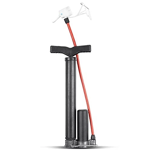 Fahrradpumpen : DXIUMZHP Stand Fußpumpen Luftpumpe Fahrradpumpe, Haushalts-Hochdruck-Standpumpen, Mit Universaladapter, Aufblasbares Ballspielzeug, Stabil Und Tragbar (Color : Black, Size : 31 * 13cm)