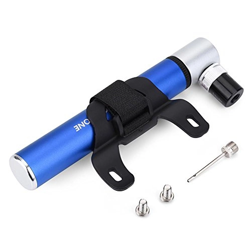 Fahrradpumpen : Gancon Mini Fahrrad Inflator Reifenpumpe, Fahrrad Reifen Luft Handdruckwerkzeug(Blau)