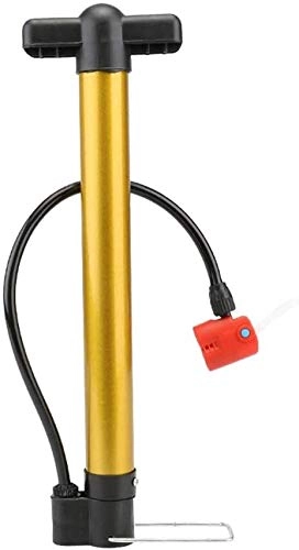 Fahrradpumpen : HEBAI Multifunktions-Fahrrad Standpumpe, bewegliche Fahrradluftpumpen Aufblähvorrichtungen leicht zu lagern Geeignet for Motorrad, Elektro-Auto, Fahrrad-Ballon 10.14 (Color : Gold)