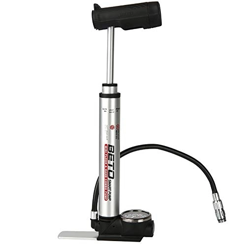 Fahrradpumpen : HKYMBM Standpumpe Mit Manometer, Kompatibel Mit Presta Und Schrader-Ventile Fahrradpumpe Mit Barometer Ergonomischer