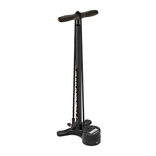 Fahrradpumpen : Lezyne Unisex – Erwachsene Gravel Digital Drive Standluftpumpe, Black, 7 Bar
