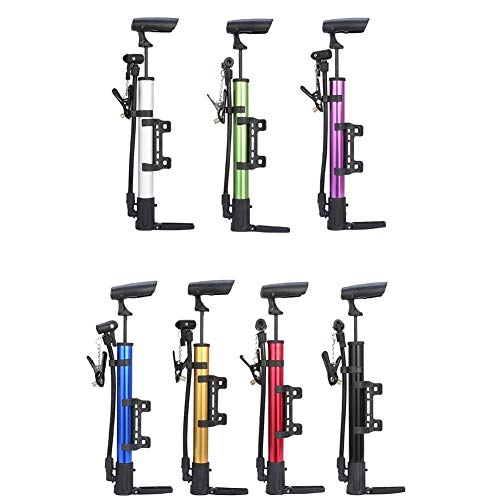 Fahrradpumpen : MIMORE 1 x Fahrradpumpe, Aluminiumlegierung, tragbare Fahrrad-Reifenpumpe, ultraleicht, Luftpumpe, Mountainbike-Pumpe, zufällige Farbauswahl.