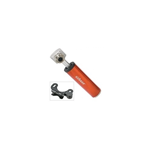 Fahrradpumpen : Minipumpe Airbone ZT-702 AV, 99mm, orange, inkl. Halter (1 Stück)