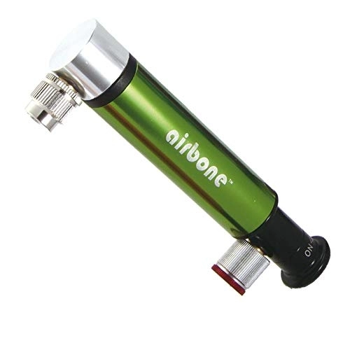 Fahrradpumpen : Minipumpe Airbone ZT-724 Dual Co² AV, 130mm, grün, inkl. Halter (1 Stück)