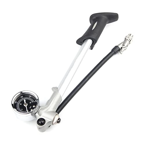 Fahrradpumpen : Muzrunq Fahrradschockpumpe 300psi Druck vordere Gabel Hinterradaufhängung Universalventil tragbar für MTB Mountainbike