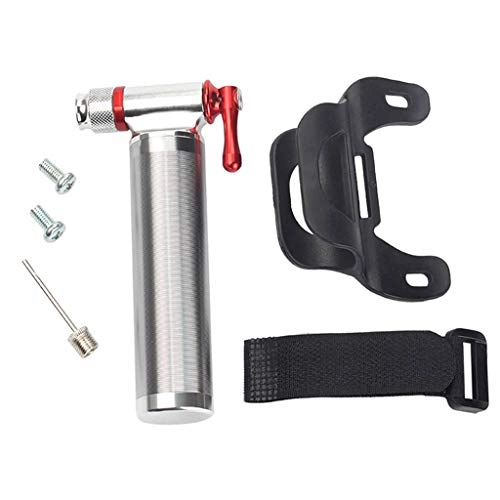 Fahrradpumpen : Perfeclan Reifenpumpe CO2 Fahrradpumpe Minipumpe Kartuschenpumpe für Presta und Schrader Ventile