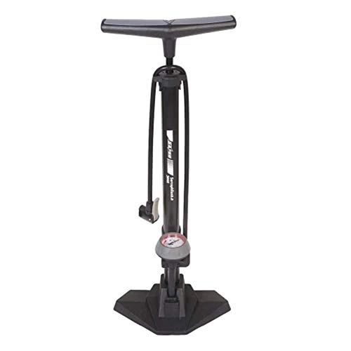 Fahrradpumpen : Qiutianchen Fahrrad Foor Pumpe Hochdruckfahrradgummireifen Fahrradboden-Luftpumpe mit 170PSI Geeignete Spur for Fahrräder (Color : Black, Size : One Size)
