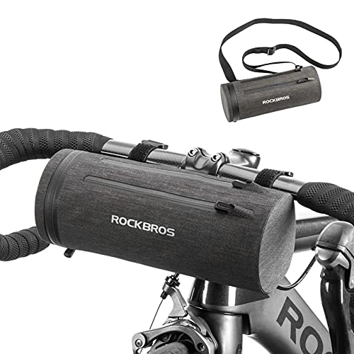 Fahrradpumpen : ROCKBROS 100% Wasserdicht Lenkertasche / Rahmentasche / Umhängetasche Multifunktionale Fahrradtasche mit Schultergurt für MTB, Rennrad ca. 2L