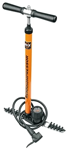 Fahrradpumpen : SKS Luft und Standpumpe Rennkompressor Luftpumpe, Orange, 20 x 3 x 3 cm