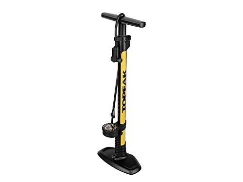 Fahrradpumpen : Topeak JoeBlow Sport 2-stufige Standpumpe, gelb / schwarz, Einheitsgröße
