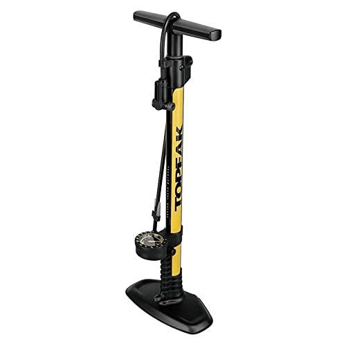 Fahrradpumpen : Topeak JoeBlow Sport 2-stufige Standpumpe gelb / schwarz, Einheitsgröße
