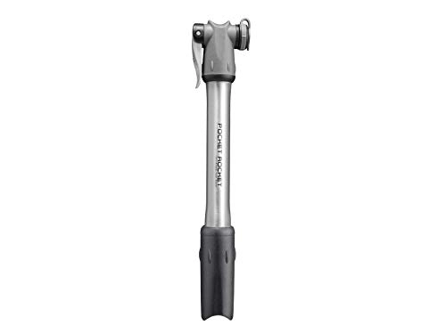 Fahrradpumpen : Topeak Unisex-Adult Minipumpe Pocket Rocket, Silver, One Size