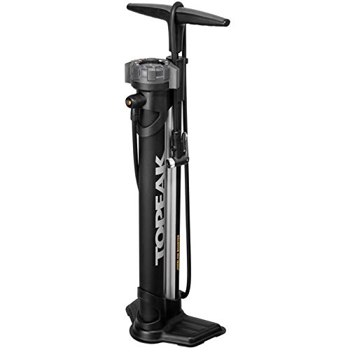 Fahrradpumpen : TOPEAK Unisex – Erwachsene Joe Blow Booster Standluftpumpe, schwarz, 18, 5 x 25 x 74 cm
