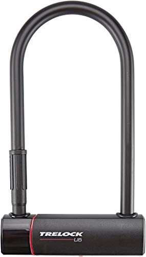 Fahrradpumpen : Trelock Unisex – Erwachsene Bügelschloss-2232025900 Bügelschloss, Schwarz, One Size