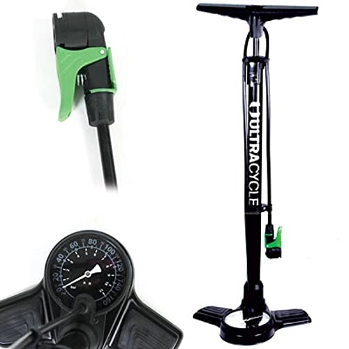 Fahrradpumpen : Ultracycle Pumpe mit aktualisiertem Pumpenkopf