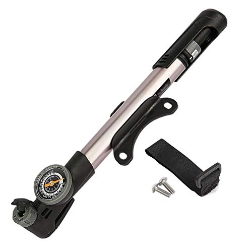 Fahrradpumpen : Wghz Tragbarer Mini-Fahrradpumpen-Luftfilter mit Manometer für Fahrradzubehör mit Ventilantrieb (Farbe: B)