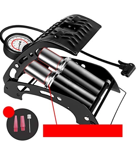 Fahrradpumpen : YOJDTD Aufblasbare luftpumpe autoluftpumpe fupumpe tragbare luftpumpe reifenluftpumpe, Dickes doppelrohr