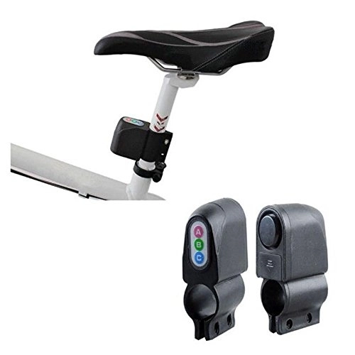 Fahrradschlösser : 2AINTIMO Akustischer Alarm mit Code für Fahrrad, Diebstahlsicherung, Motorrad-Kettenschloss | Elektronischer Alarm für Fahrrad mit Code