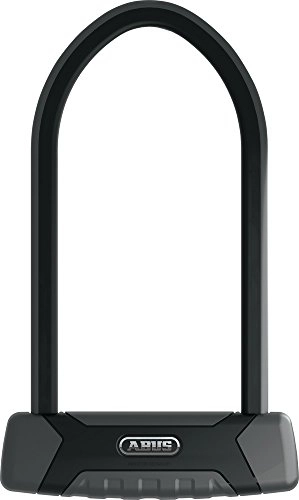 Fahrradschlösser : ABUS Bügelschloss Granit XPlus 540 + USH-Halterung - Fahrradschloss mit 13 mm starkem Bügel und XPlus Zylinder Sicherheitslevel 15-230 mm Bügelhöhe, Schwarz