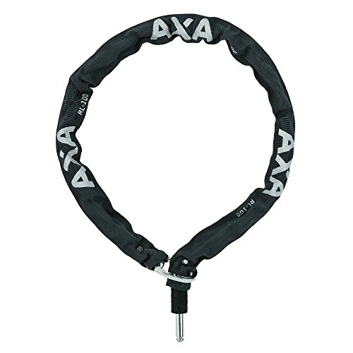 Fahrradschlösser : AXA 1X Kettenschloss Einssteckkette, Schwarz, 100cm-ø5, 5mm