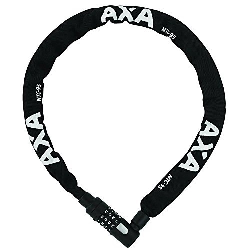 Fahrradschlösser : AXA 1X Kettenschloss Newton code, Schwarz, 95cm5, 5mm
