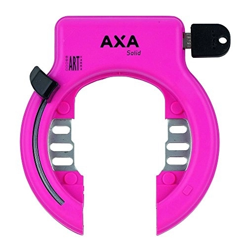 Fahrradschlösser : AXA 1X Rahmenschloss Solid, rosa, 12 x 10 x 10 cm