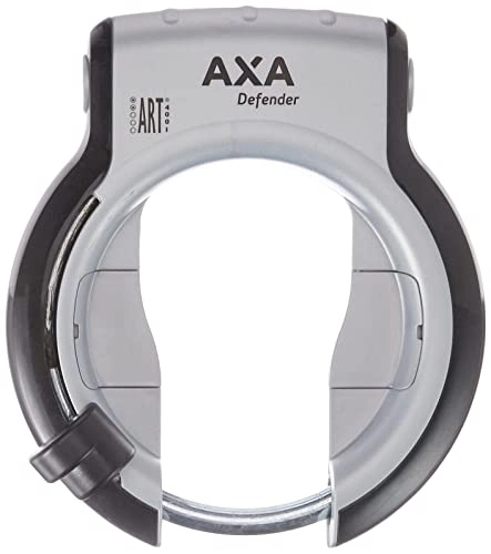 Fahrradschlösser : AXA 5011536 1X Rahmenschloss Defender, Grau, 4, 3x16x22 cm