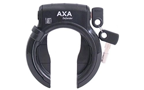 Fahrradschlösser : Axa Unisex – Erwachsene Defender mit RL 100 FahrradSchloss, schwarz, One-Size