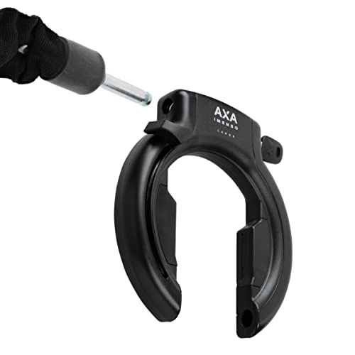 Fahrradschlösser : Axa Unisex – Erwachsene Rahmenschloss-2231016200 Rahmenschloss, Schwarz, 92mm