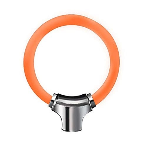 Fahrradschlösser : HongTeng Tragbare Fahrradschloss Mini Ring Lock Anti-Diebstahl-Stahlkabel-Verschluss, geeignet for Gebirgsstraßen-Fahrrad Reitausrüstung Zubehör (Color : Black)