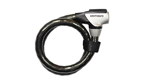 Fahrradschlösser : Kryptonite KryptoFlex 2010 Key Cable (100cm) Fahrradschloss, Black, 100 cm