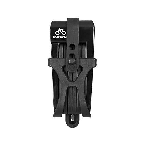 Fahrradschlösser : MDZZ Mountainbike Fahrrad Joint Folding Anti-Diebstahl-Sperre, Fahrradschloss, Elektro-Fahrradzubehr (Color : Black)