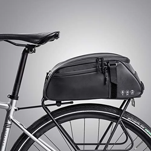 Fahrradschlösser : moonlux Fahrradtasche Fahrrad Satteltasche Wasserabweisende Gepäcktasche Gepäckträger Tasche Rucksack Seitentasche 8L Schultertaschen