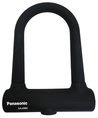 Fahrradschlösser : Panasonic U Typ Schloss SAJ 080 schwarz