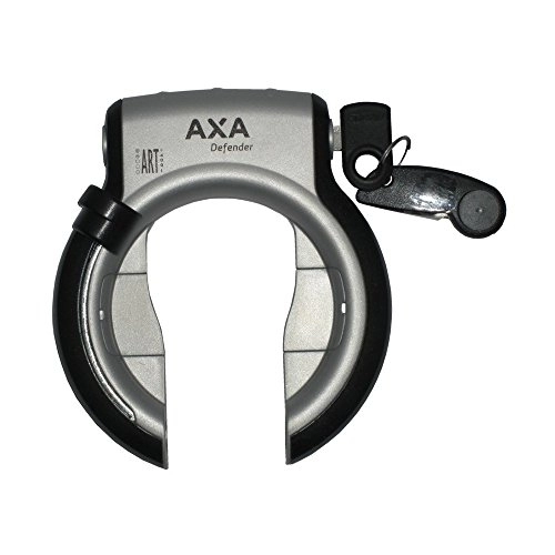 Fahrradschlösser : Rahmenschloss Axa Defender RL grau / sw mit Klappschlüssel, Rahmenbefestigung