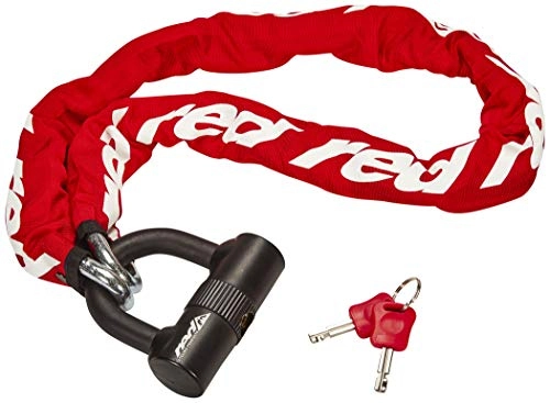 Fahrradschlösser : red CYCLING PRODUCTS High Secure Chain Plus Kettenschloss rot 2020 Fahrradschloss