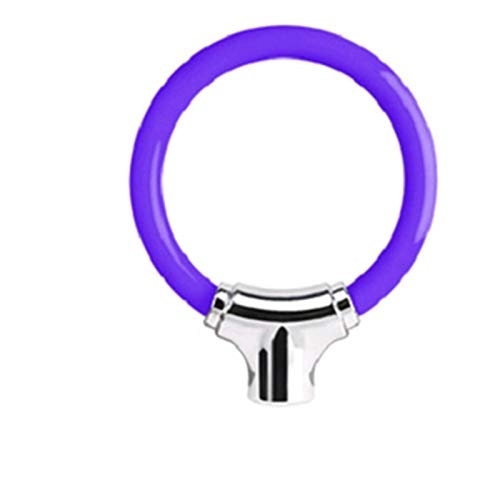 Fahrradschlösser : U-Schlösser Fahrrad U Verriegelung Anti-Diebstahl MTB Rennrad Fahrradschloss Radfahren Zubehör Hochleistungsstahl Sicherheit Fahrradkabel U-Locks Set, U-Sperrmontage (Color : Purple)